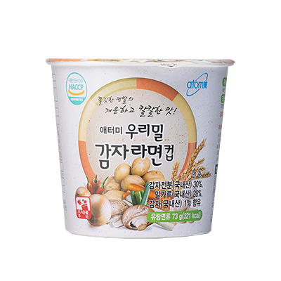 애터미 우리밀감자라면컵 컵